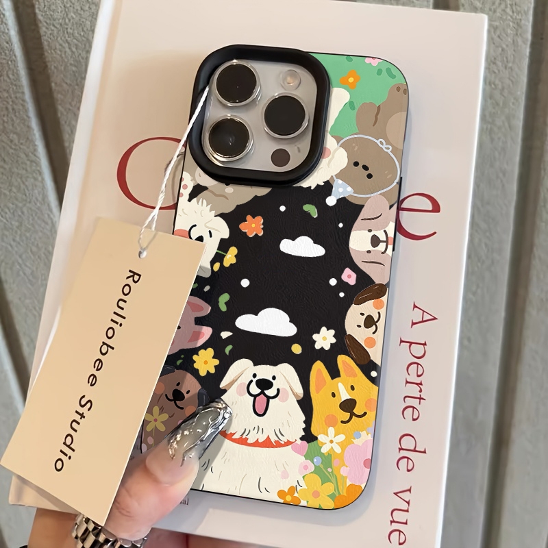 Phone Cases For Samsung S21 5G - Cute Puppy Full-Body Shockproof Phone Case