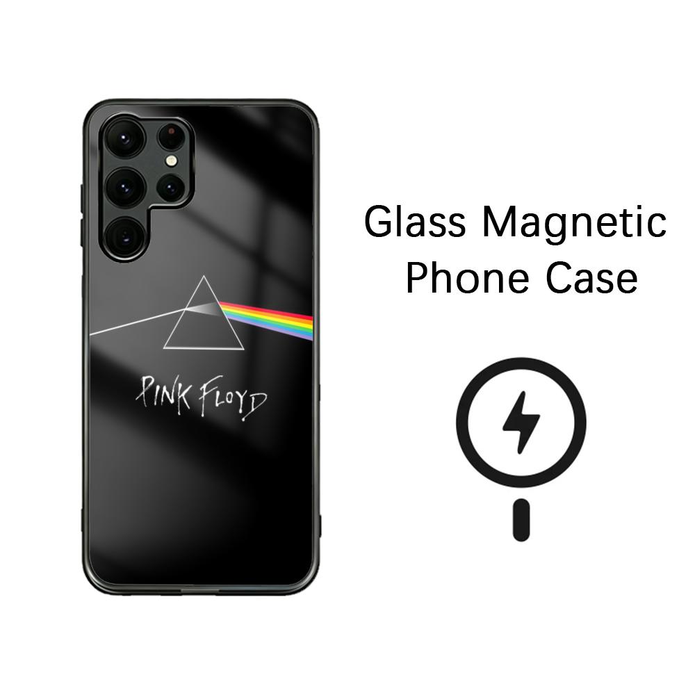 Phone Cases Brand - Hot Luxury Brands logo P-Pink F-Floyd