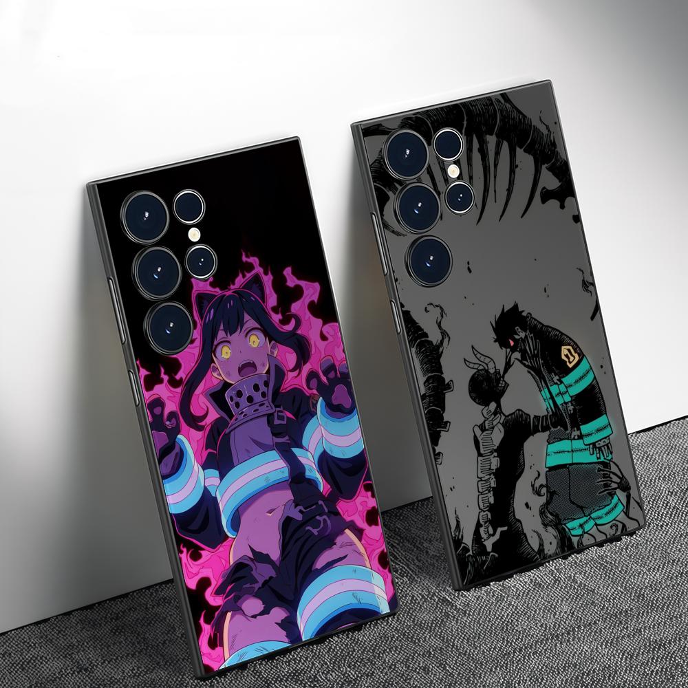 Phone Cases Samsung S25 - Anime F-Fire Force Phone Case For