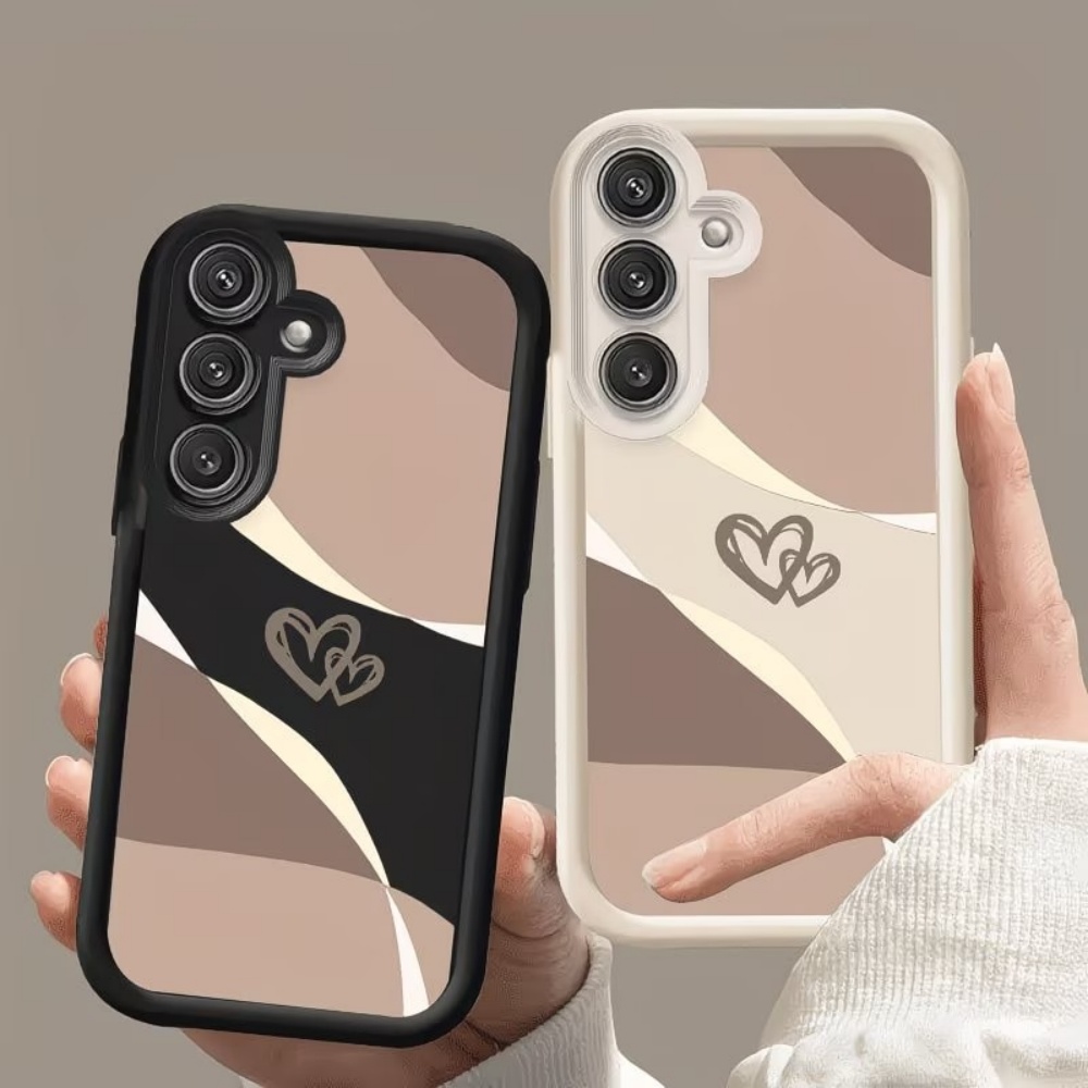 Phone Cases For Samsung S21 5G - Nice Love Heart Shockproof Soft TPU