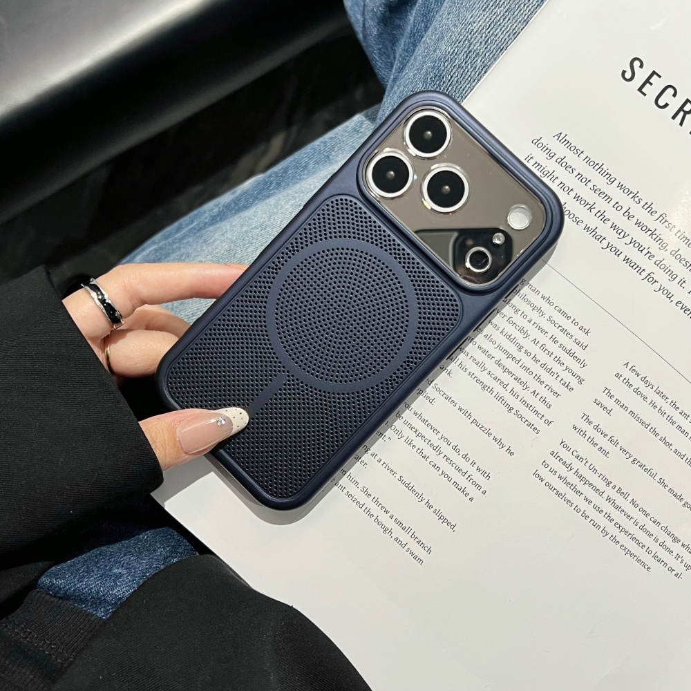 Heat Dissipation Case - Frosted Heat Dissipation Mesh For Magsafe