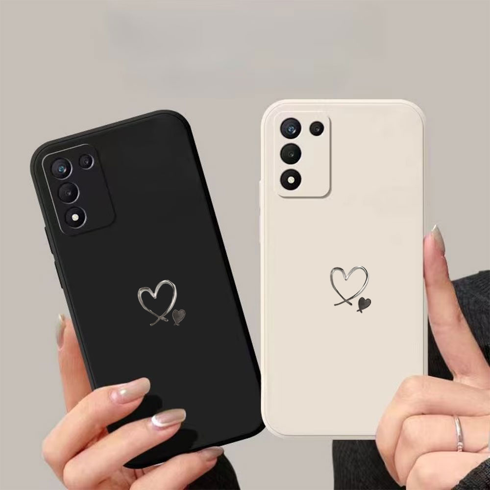 Phone Cases For Samsung S21 5G - Love Heart Print Anti-Drop Phone Case