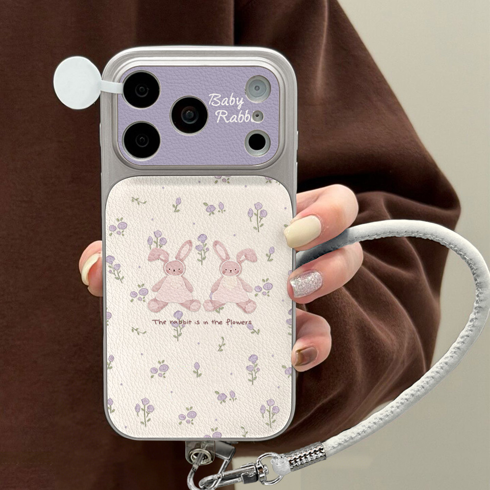Cute Rubbit PU Leather Phone C - Phone Cases Cute Iphone 14 ulasan dan harga