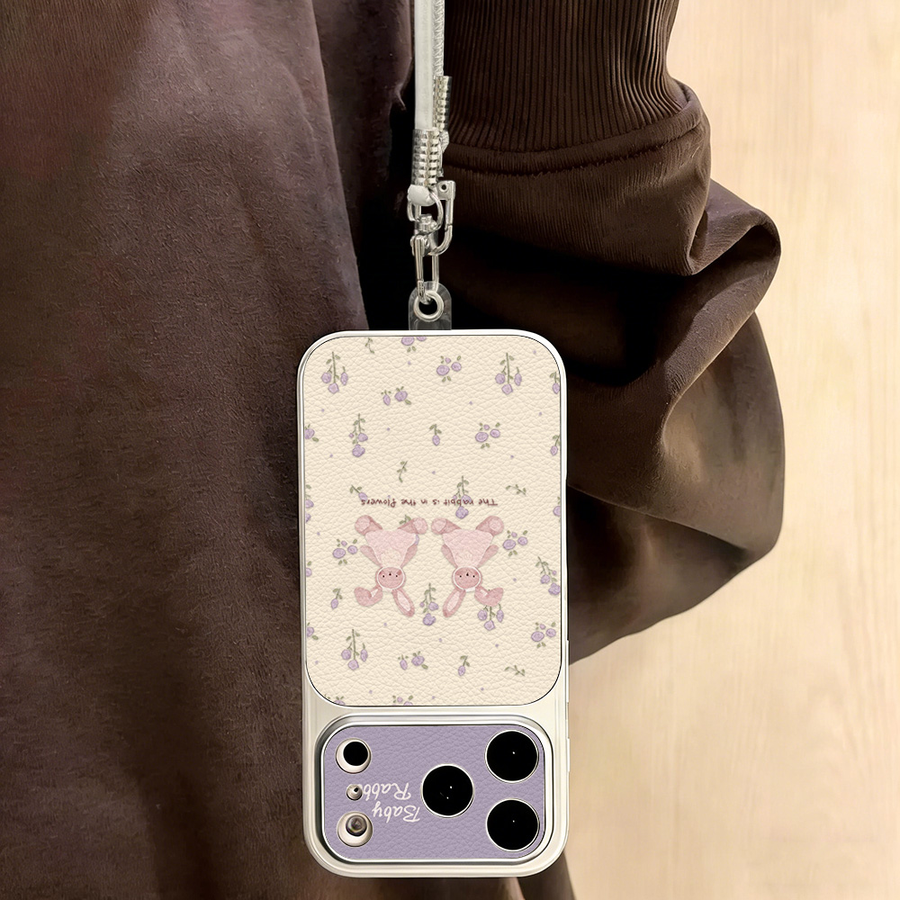 Cute Rubbit PU Leather Phone C - Phone Cases Cute Iphone 14 ulasan dan harga