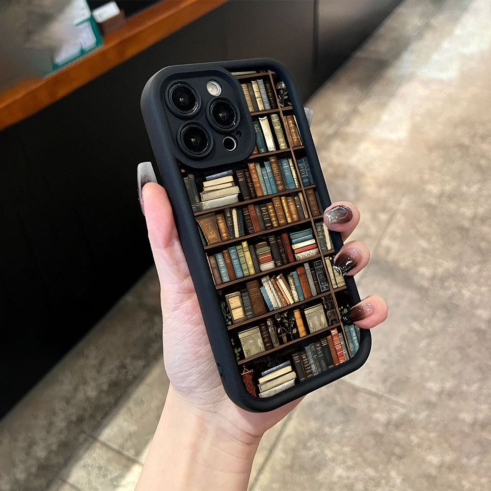 Book Shelf Creative Pattern Ph - Phone Cases For Iphone 15 ulasan dan harga