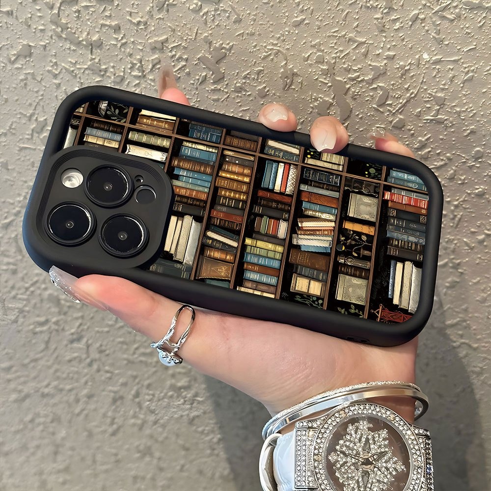 Book Shelf Creative Pattern Ph - Phone Cases For Iphone 15 ulasan dan harga