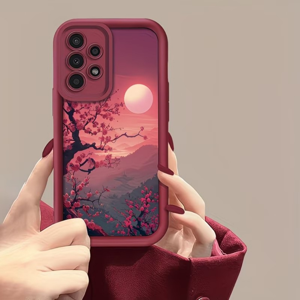 Sunset Mountain Peak Anti-Fall - Phone Cases For Samsung S21 5G ulasan dan harga