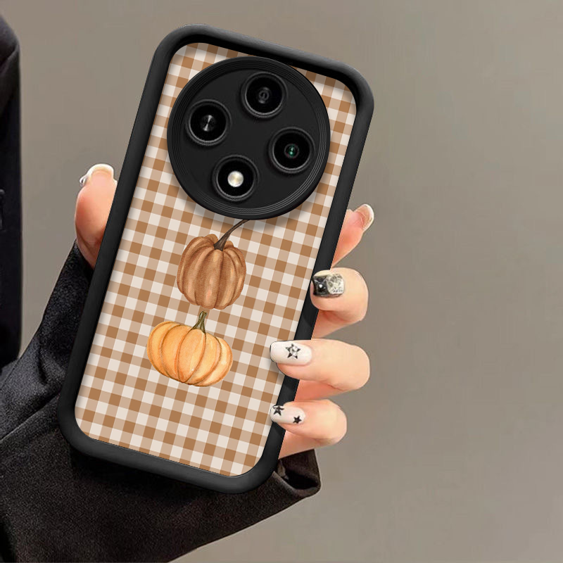 Cartoon  Autumn Pumpkin Grid P - Phone Cases Oppo ulasan dan harga