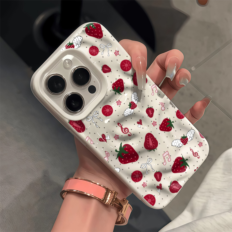Cute 3D Wrinkle Case For iPhon - Phone Cases Cute Iphone 14 ulasan dan harga