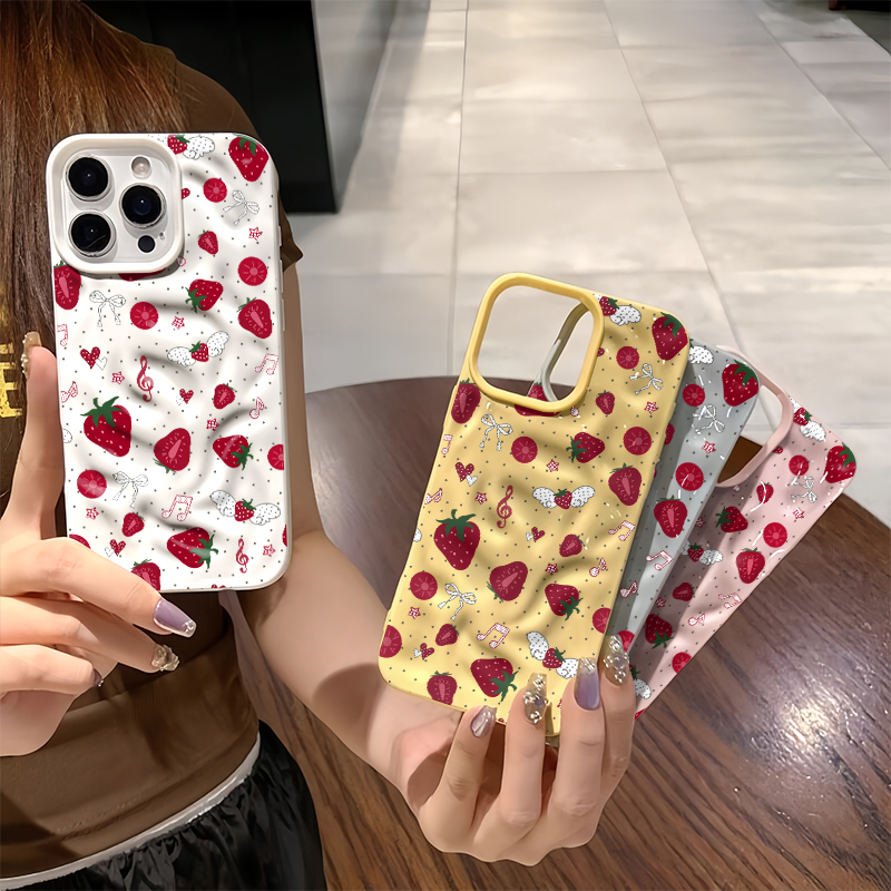 Cute 3D Wrinkle Case For iPhon - Phone Cases Cute Iphone 14 ulasan dan harga