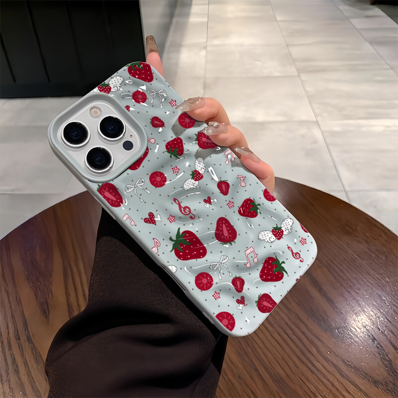 Cute 3D Wrinkle Case For iPhon - Phone Cases Cute Iphone 14 ulasan dan harga