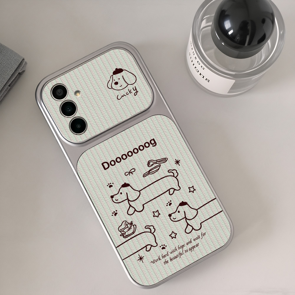 Cartoon Dachshund Phone Case F - Phone Cases Leather ulasan dan harga