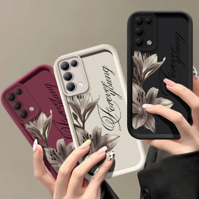 Lily Flower Print Phone Case F - Phone Cases Oppo ulasan dan harga