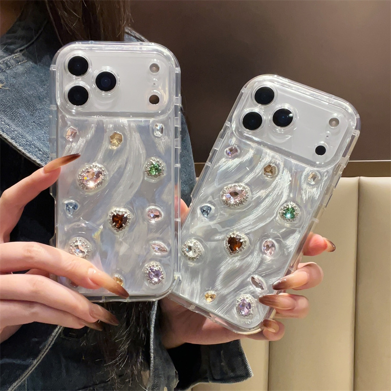 Korean Color Gemstones Resin C - Phone Cases Cute Iphone 14 ulasan dan harga