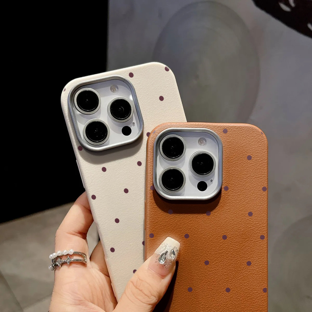 Creative Unique Polka Dot Phon - Phone Cases Leather ulasan dan harga
