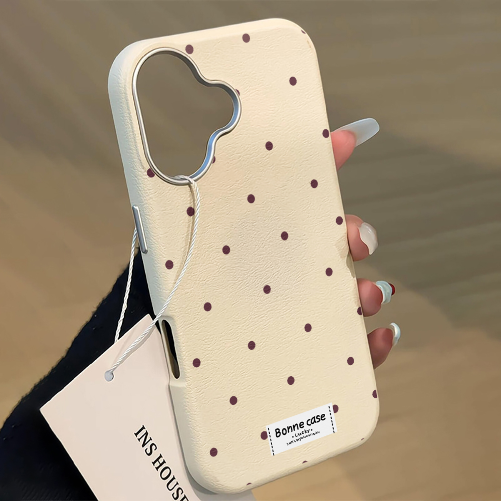Creative Unique Polka Dot Phon - Phone Cases Leather ulasan dan harga