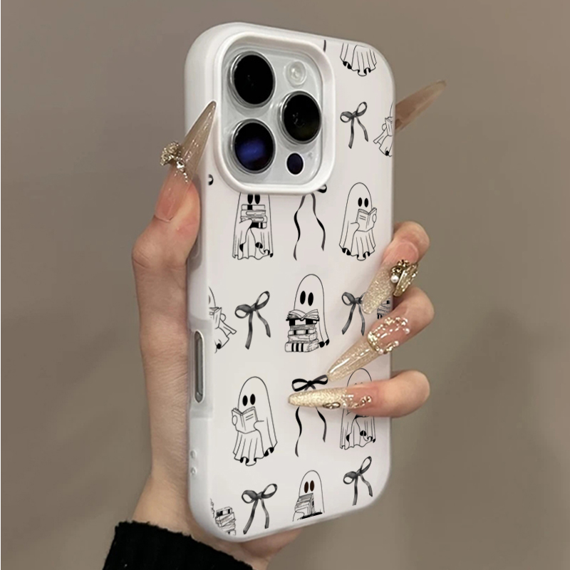 Cute Halloween Book Ghost Bow  - Phone Cases Cute Iphone 14 ulasan dan harga