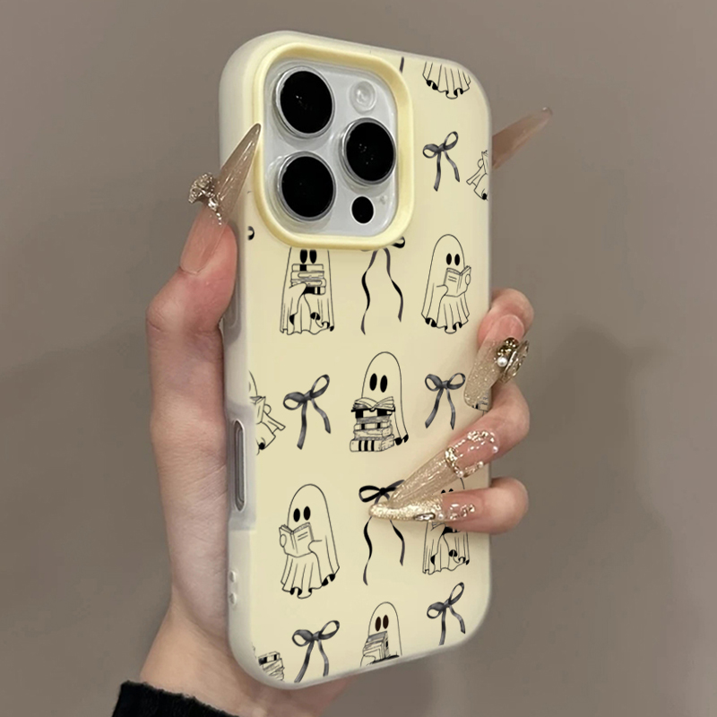 Cute Halloween Book Ghost Bow  - Phone Cases Cute Iphone 14 ulasan dan harga