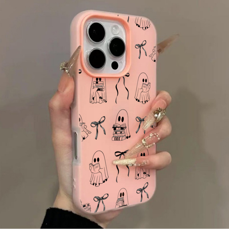 Cute Halloween Book Ghost Bow  - Phone Cases Cute Iphone 14 ulasan dan harga