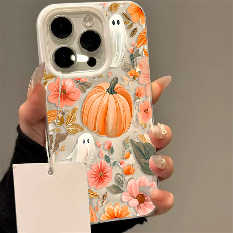 Autumn Fall Cute Ghost Pumpkin - Phone Cases Cute Iphone 14 ulasan dan harga
