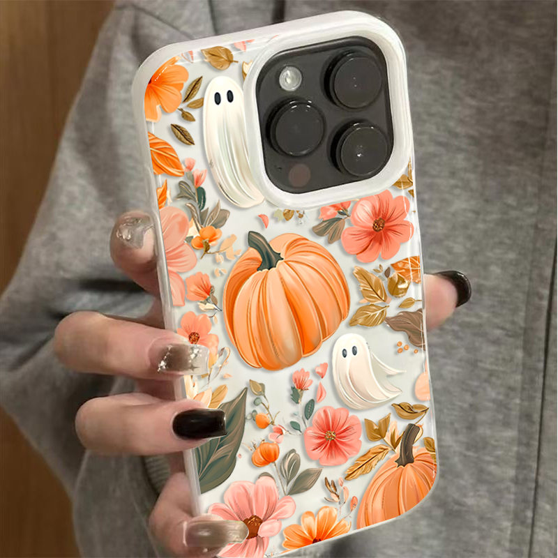 Autumn Fall Cute Ghost Pumpkin - Phone Cases Cute Iphone 14 ulasan dan harga