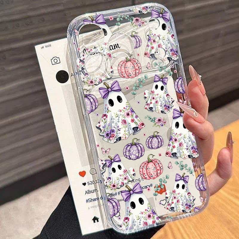 Cute Spooky Halloween Clear Ph - Phone Cases Samsung S25 ulasan dan harga