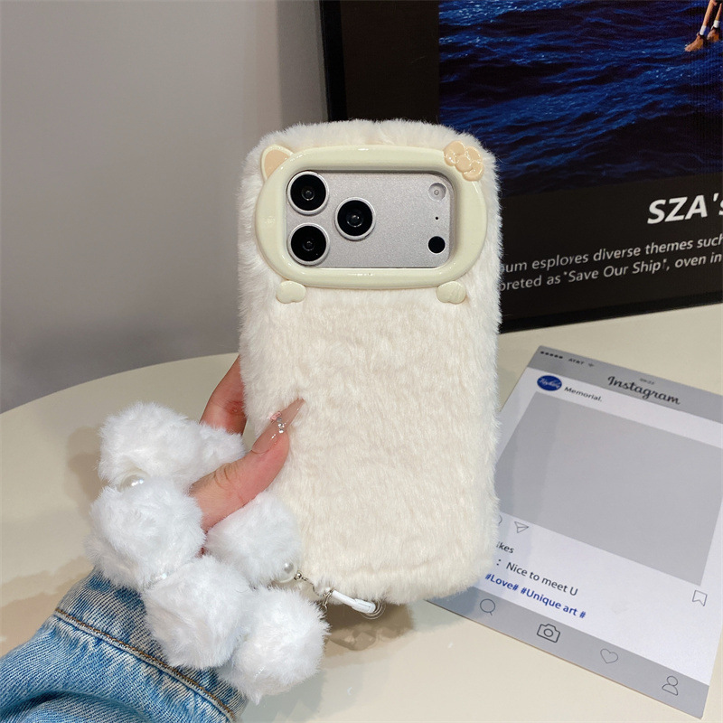 Luxury Solid Colors Furry Plus - Phone Cases For Iphone 15 ulasan dan harga