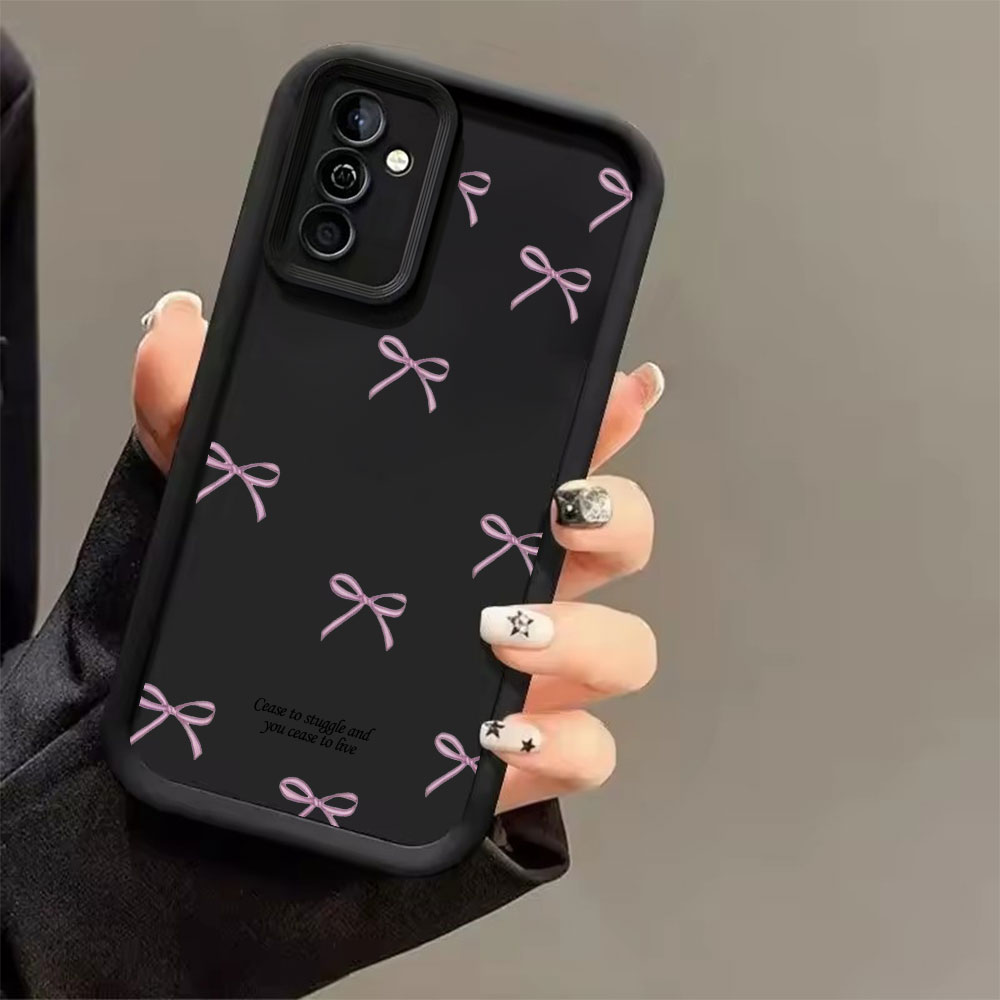 Pink Bow Print Soft TPU Phone  - Phone Cases For Samsung S21 5G ulasan dan harga