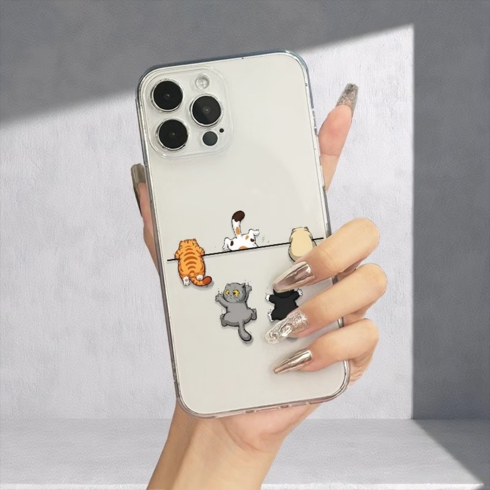 Five Cute Cat Pattern Phone Ca - Phone Cases Cute Iphone 14 ulasan dan harga