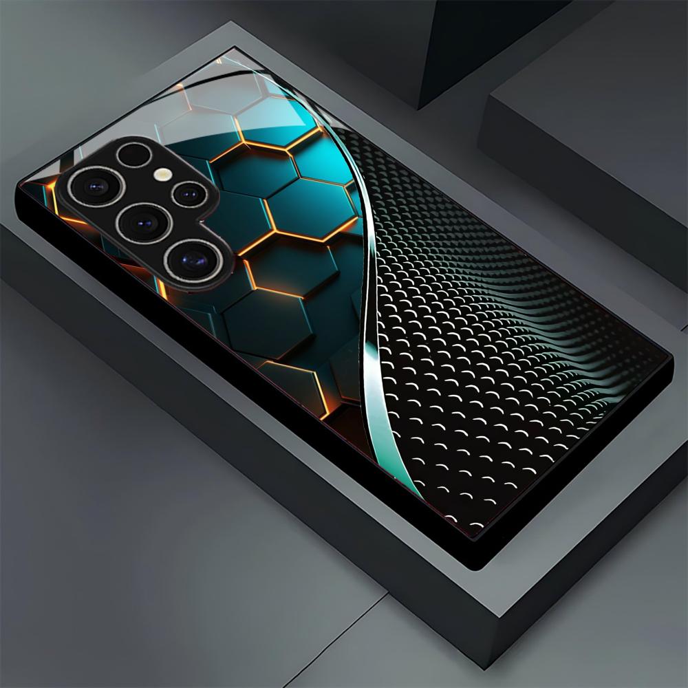 Creative Honeycomb Wood Patter - Phone Cases For Samsung S21 5G ulasan dan harga