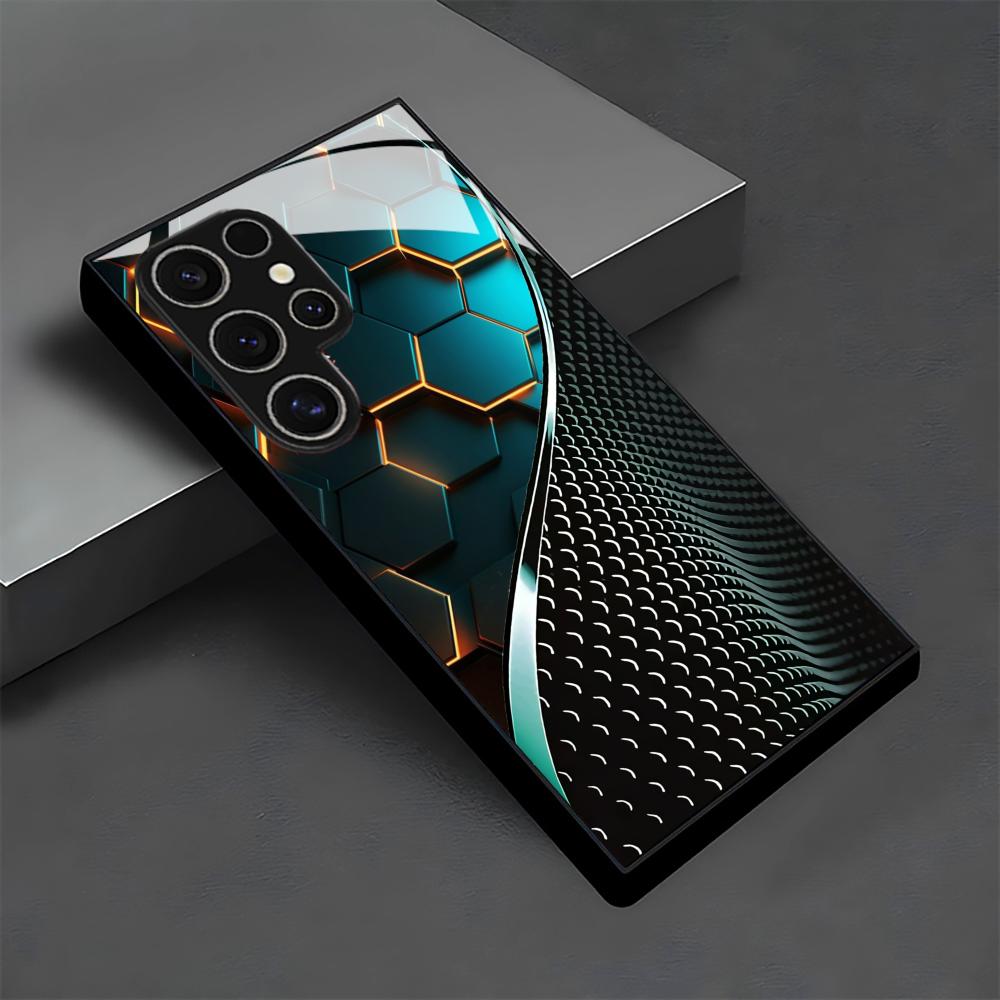 Creative Honeycomb Wood Patter - Phone Cases For Samsung S21 5G ulasan dan harga