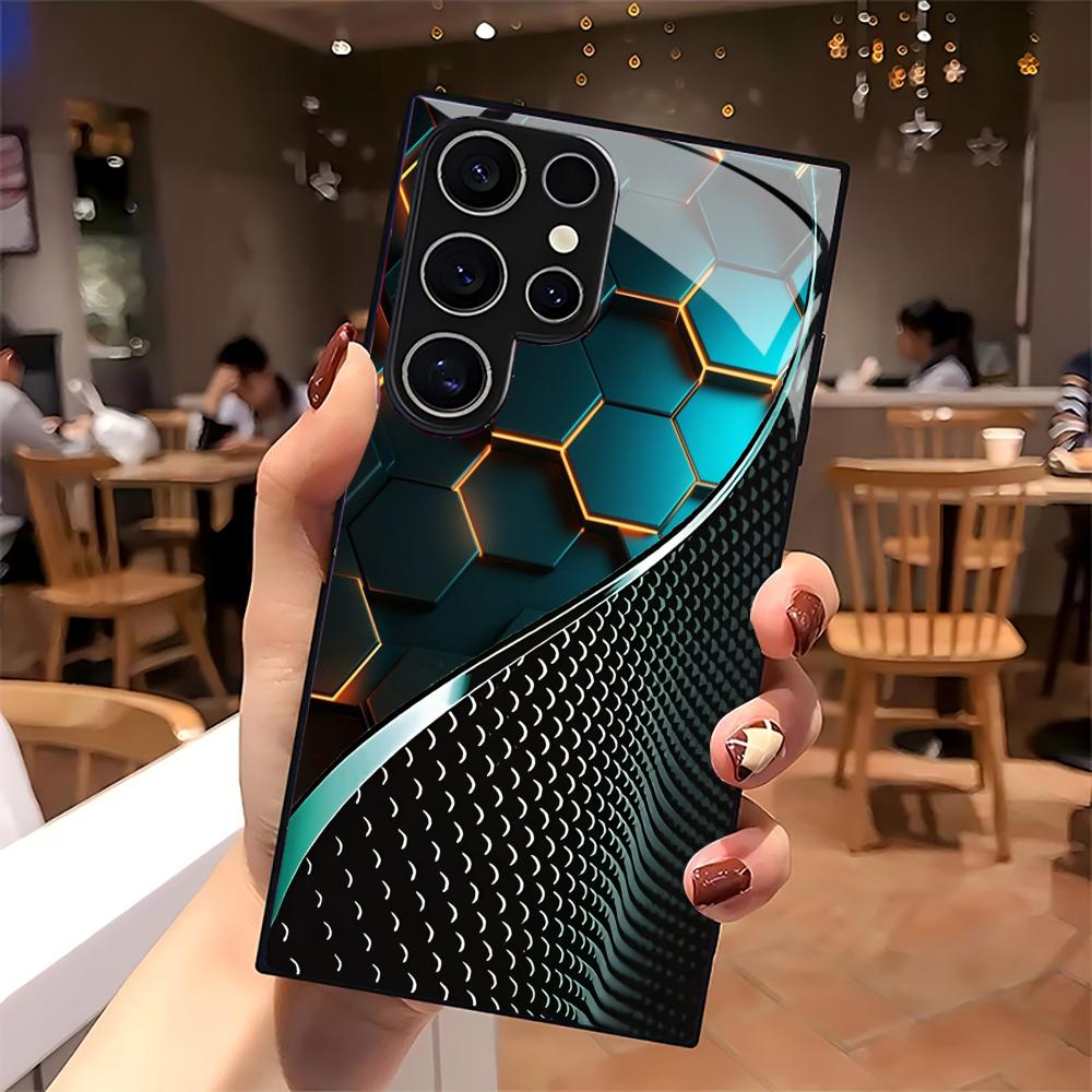 Creative Honeycomb Wood Patter - Phone Cases For Samsung S21 5G ulasan dan harga