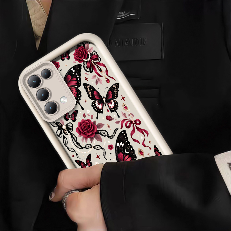 Flower Butterfly Print Phone C - Phone Cases Oppo ulasan dan harga
