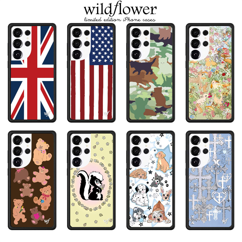 Wildflower Union Jack Flag of - Phone Cases Uk Samsung ulasan dan harga