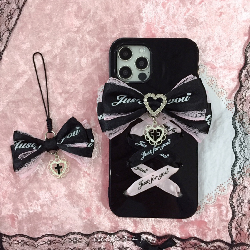 Jirai Kei Ribbon Bow Phone Cas - Phone Cases Liverpool ulasan dan harga