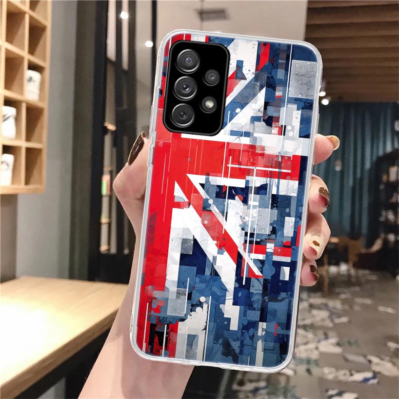 Union Jack England UK Flag Sil - Phone Cases Uk Samsung ulasan dan harga