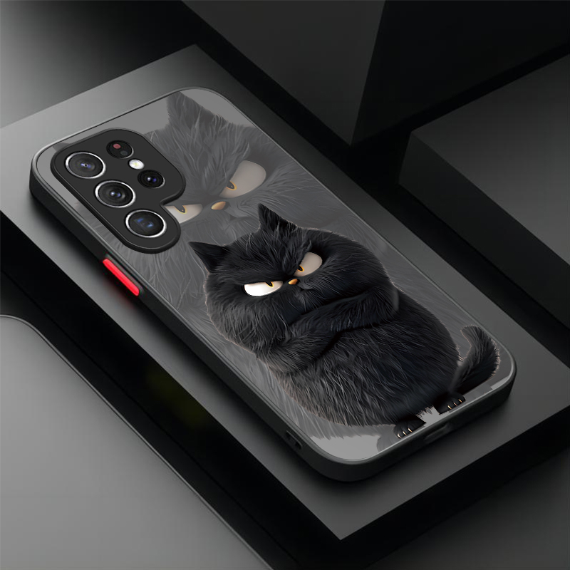 Angry Cat Couple Style Case fo - Phone Cases For Samsung S21 5G ulasan dan harga