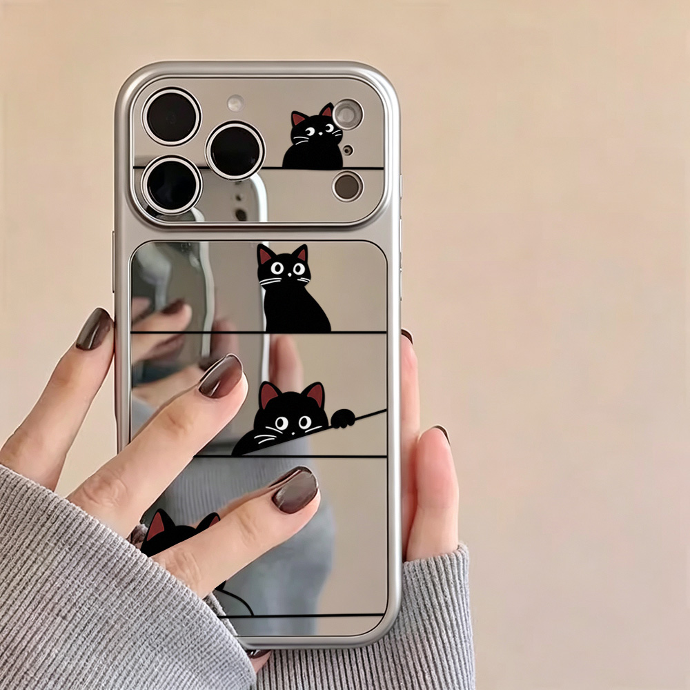 Cute Black Cat Phone Case For  - Phone Cases Cute Iphone 14 ulasan dan harga