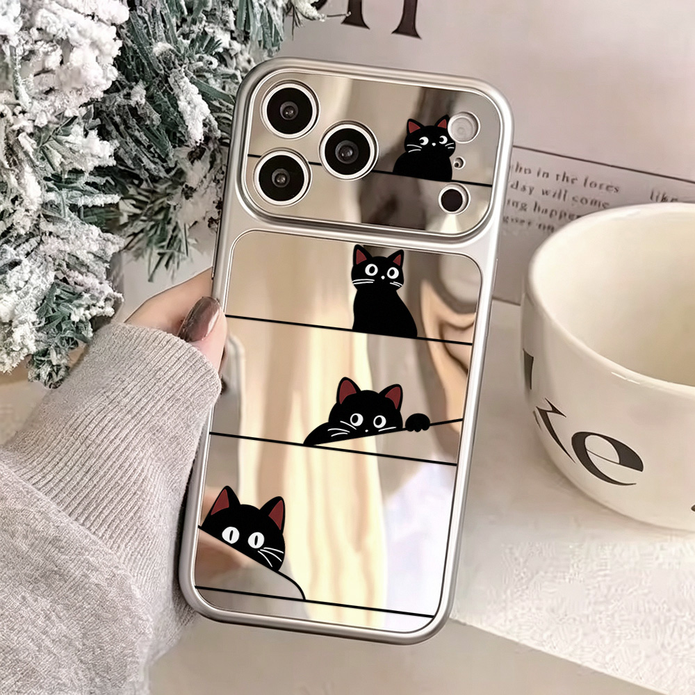 Cute Black Cat Phone Case For  - Phone Cases Cute Iphone 14 ulasan dan harga