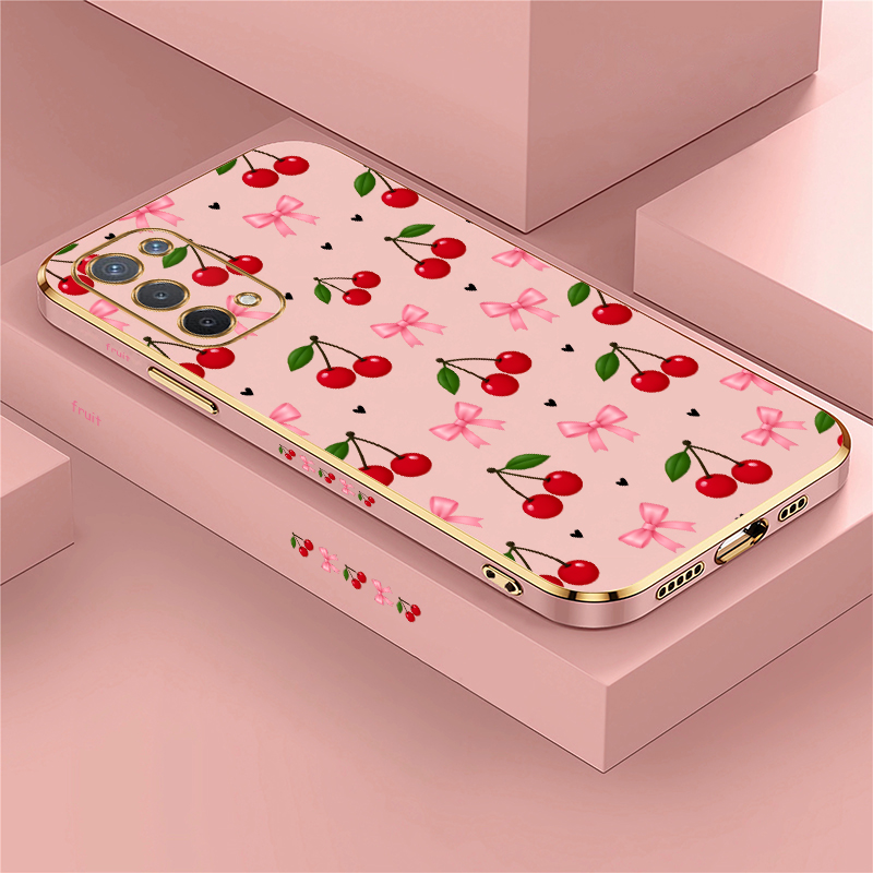 Cute Red Cherry Bow Phone Case - Phone Cases Oppo ulasan dan harga