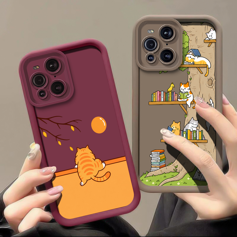 Cartoon Animal Cat Phone Case  - Phone Cases Oppo ulasan dan harga