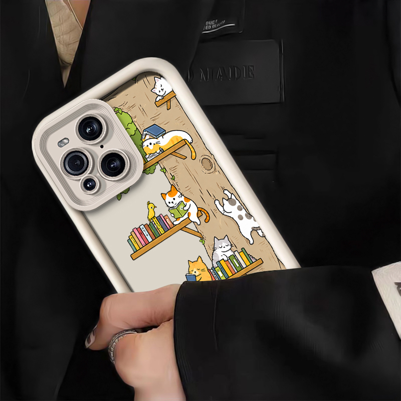 Cartoon Animal Cat Phone Case  - Phone Cases Oppo ulasan dan harga
