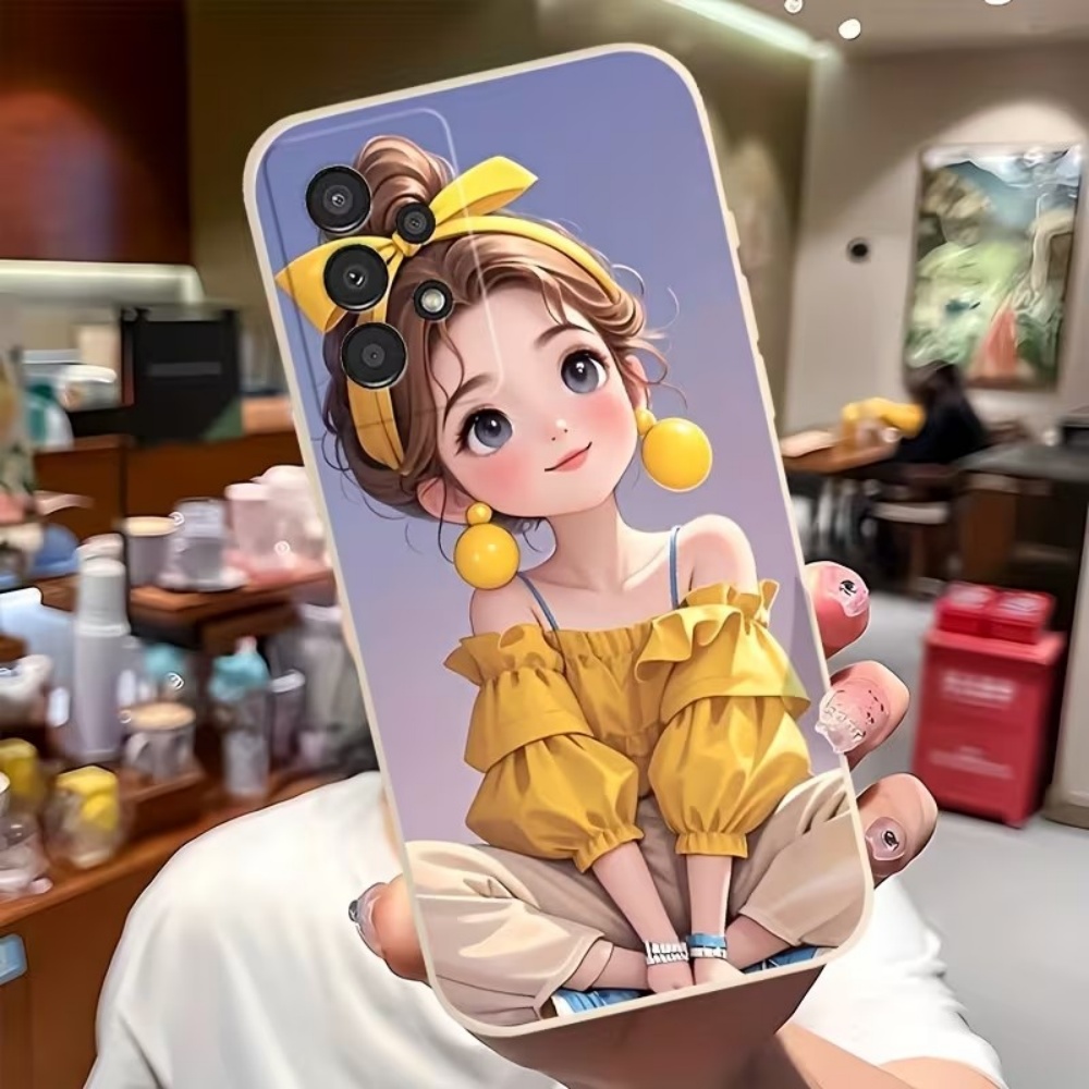Cute Cartoon Girl Pattern Desi - Phone Cases For Samsung S21 5G ulasan dan harga