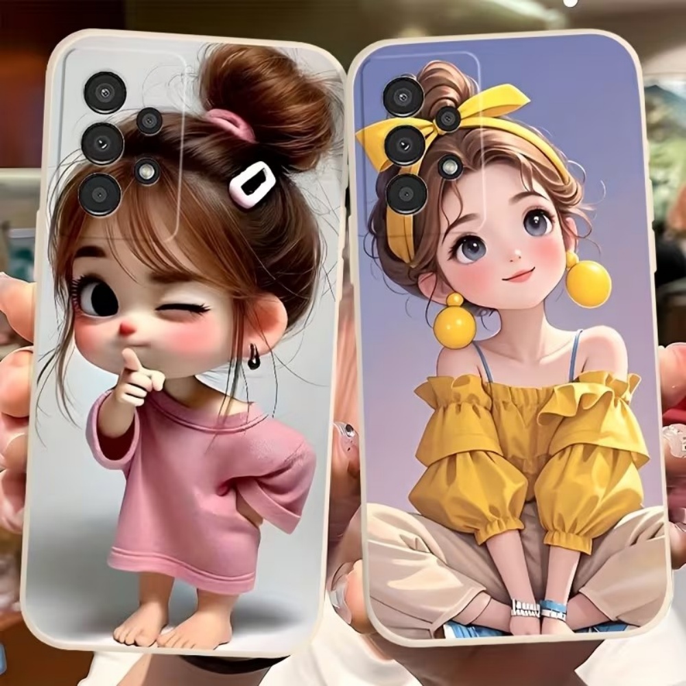 Cute Cartoon Girl Pattern Desi - Phone Cases For Samsung S21 5G ulasan dan harga