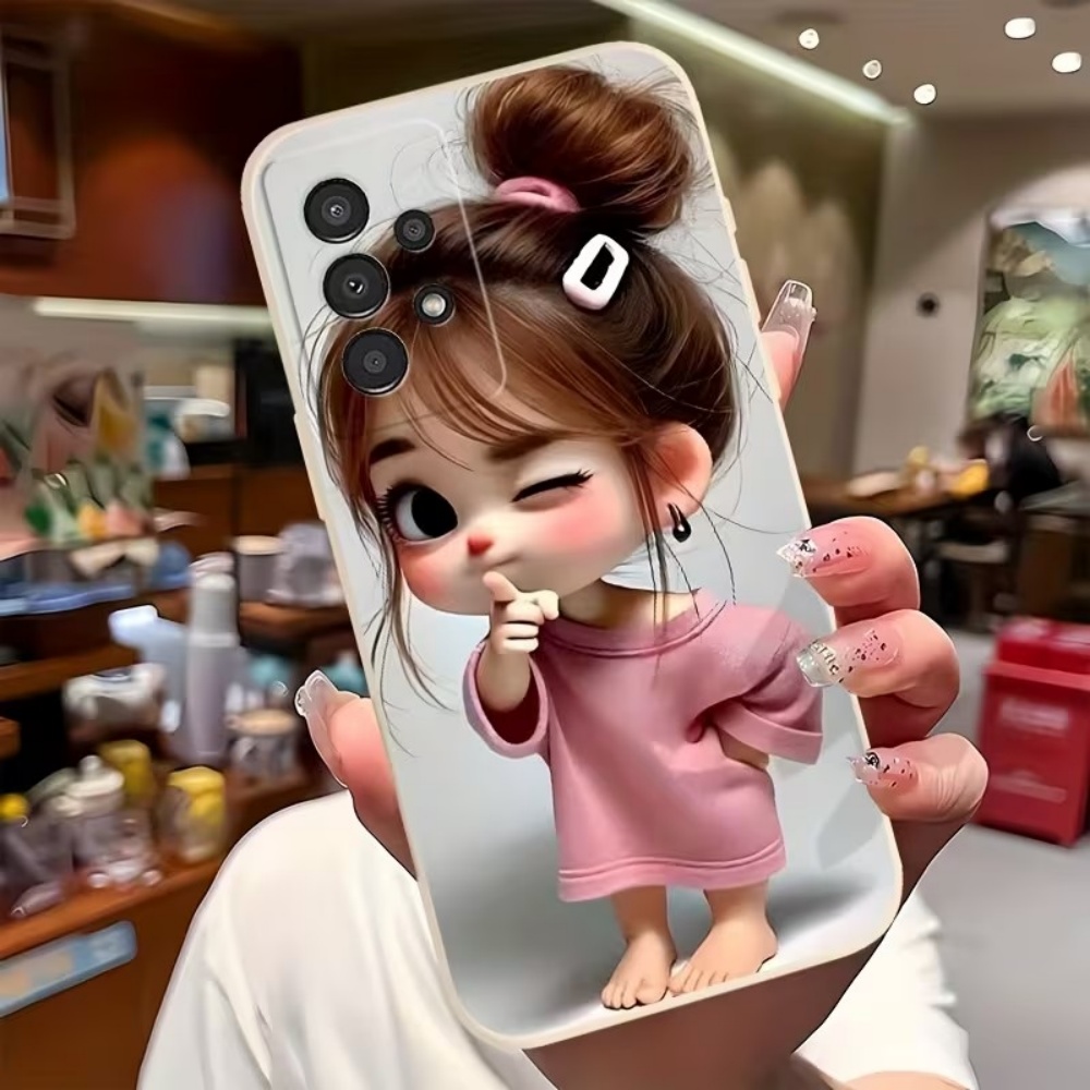 Cute Cartoon Girl Pattern Desi - Phone Cases For Samsung S21 5G ulasan dan harga
