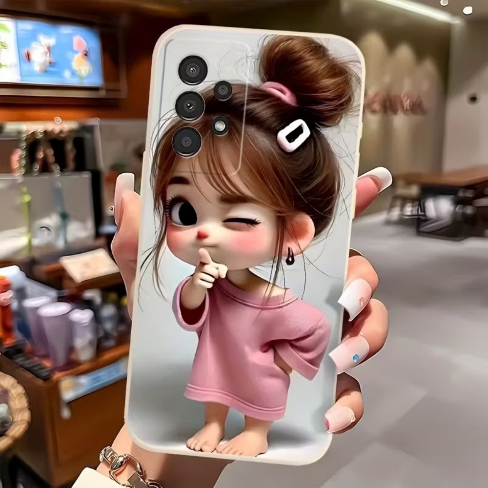 Cute Cartoon Girl Pattern Desi - Phone Cases For Samsung S21 5G ulasan dan harga