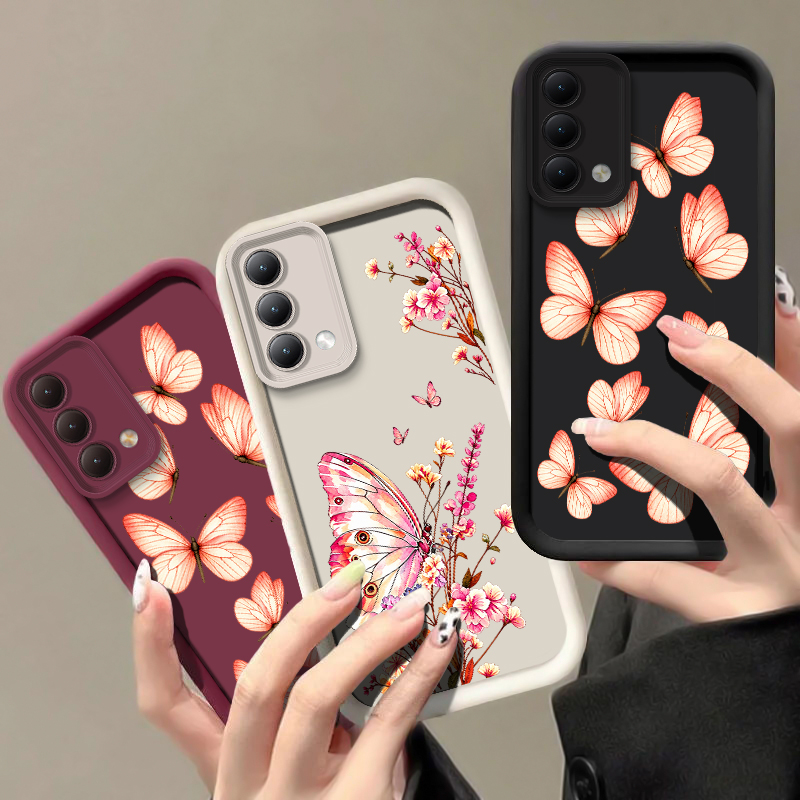 Printed Butterfly Flower Phone - Phone Cases Oppo ulasan dan harga