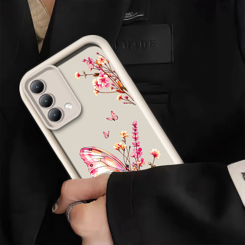 Printed Butterfly Flower Phone - Phone Cases Oppo ulasan dan harga