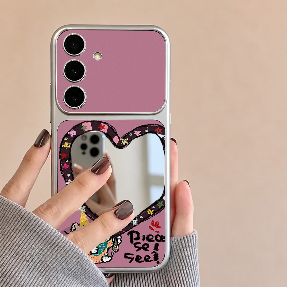 Mirror Phone Case For Samsung  - Phone Cases Samsung S25 ulasan dan harga